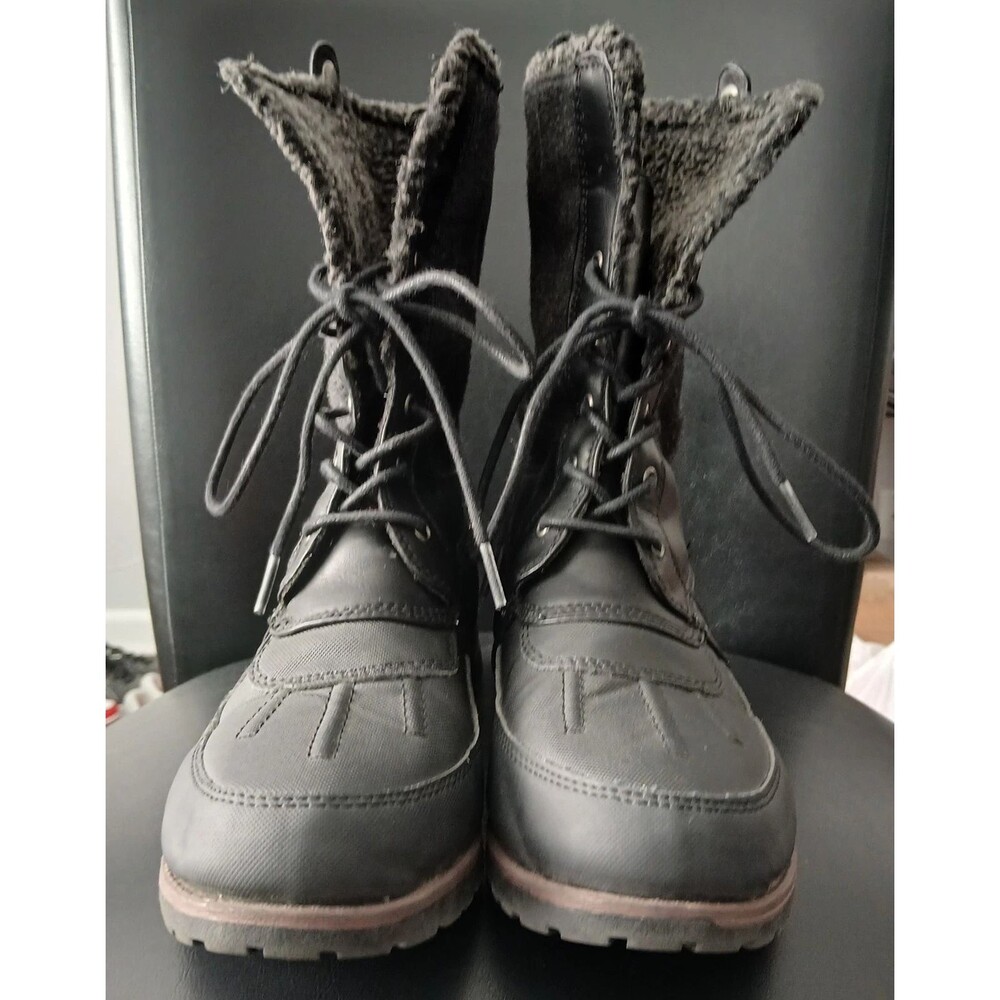 Rock & Candy Derry Boots. Fold Down. Black Faux Fur Inside. Women Size 9.